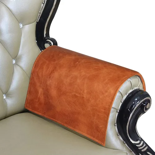 Miniatura 4 de D DOLLY LAMB Funda de cuero para reposacabezas de silla reclinable, sofá, sofá biplaza, protector de muebles, funda para asiento de teatro, funda