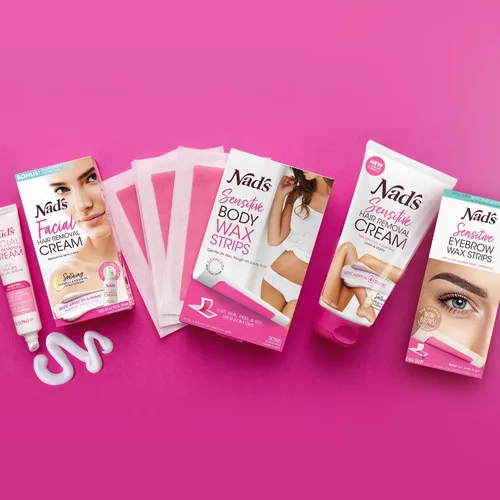 Miniatura 8 de Nad's Tiras de Cera para Cejas - Depilación Facial para Mujeres - Kit de Cera para Cejas con 6 Tiras de Cera para Cejas + 6 Toallitas de Aceite