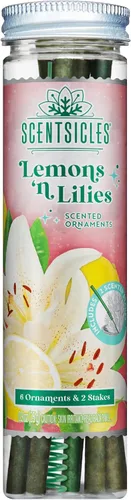 Miniatura 22 de Scentsicles - Varillas aromáticas de adorno de otoño y manzanas, 1 botella (6 varillas en total)