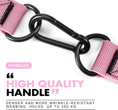 Miniatura 5 de HPYGN Mango de ejercicio, equipo de fitness de repuesto para pilates, yoga, entrenador de fuerza, gimnasio en casa extraíble, rojo, gris, azul mango