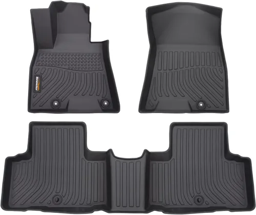 Miniatura 20 de Alfombrillas y forro de carga para Jeep Grand Cherokee L 2021-2025 (solo para 6 plazas sin consola central), alfombrillas de automóvil TPE para todo
