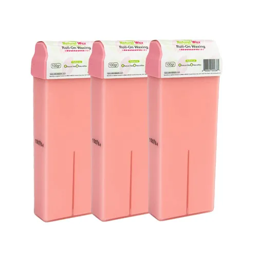 Cartucho de cera – 3 x 3.52 onzas – 100% orgánico, sin residuos, depilación para todo tipo de piel – Unisex, depilación para brazos, piernas, pecho