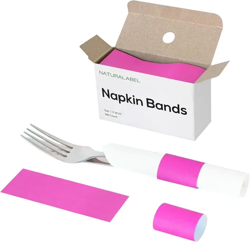 Miniatura 10 de NATURALABEL 500 servilleteros de papel con caja, servilletas autoadhesivas, para comidas familiares, fiestas de cumpleaños, bodas, celebraciones