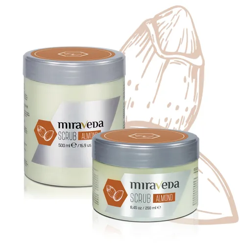 Miniatura 2 de Miraveda by Italwax - Exfoliante de almendras - 8.5 fl oz / 8.45 onzas líquidas - Con aceite de coco y almendras - Ideal para el cuidado de las manos