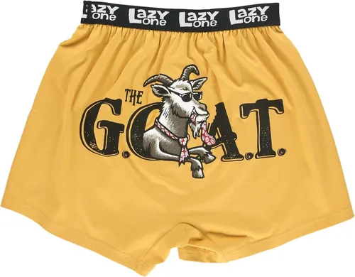 Miniatura 114 de Lazy One Divertidos boxers de animales, ropa interior humorística, novedosos pantalones cortos, regalos de broma para hombres