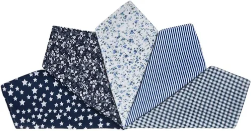 Miniatura 33 de HOULIFE Pañuelo impreso floral de algodón para mujer, pañuelos elegantes para fiesta de boda