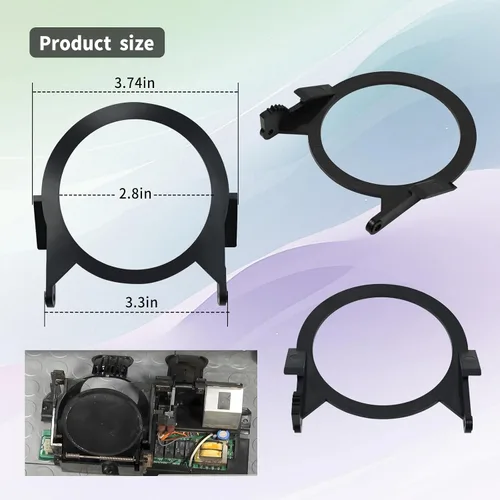Miniatura 5 de 241688401 Piezas de solapa de sello de puerta de canal de hielo para dispensador de refrigerador, sustituye a 5304421629 7241688701 compatible