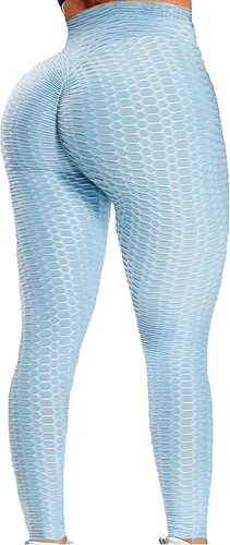 Miniatura 28 de SEASUM - Pantalones de yoga de cintura alta para mujer, con control de abdomen y realce de glúteos, leggings favorecedores para entrenar y correr