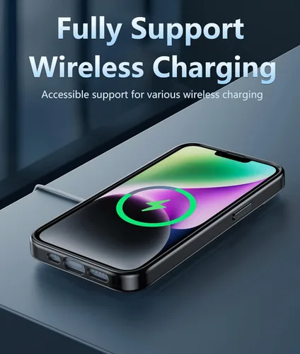 Miniatura 1631 de FNTCASE Funda para iPhone 13 Pro-Max: Fundas magnéticas transparentes compatibles con Magsafe Slim anti amarillamiento protección contra caídas