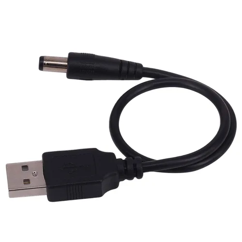 Miniatura 4 de [Paquete de 2 unidades de 0.8 ft USB 3.1 tipo C USB-C macho a CC 5.5X2.0.197 in macho Power Jack Extensión Cable adaptador de cable de carga