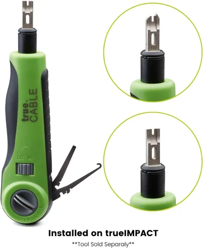 Miniatura 2 de TRUE CABLE TrueCABLE - Cuchilla de repuesto tipo 110 IDC para herramienta de red de impacto trueIMPACT Punch Down, 1 pieza