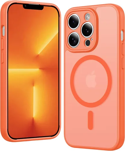 Miniatura 1647 de FNTCASE Funda para iPhone 13 Pro-Max: Fundas magnéticas transparentes compatibles con Magsafe Slim anti amarillamiento protección contra caídas