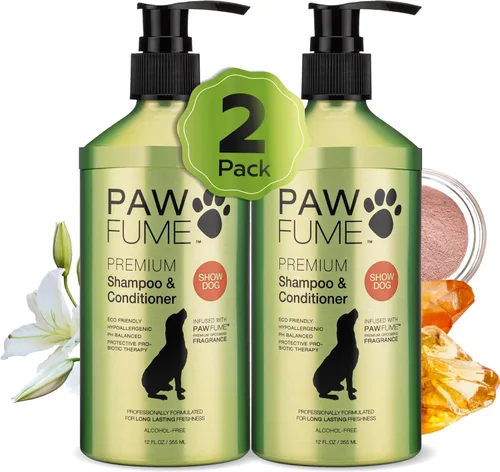 Miniatura 21 de PAWFUME Champú y Acondicionador para Caída de Pelo de Perro, Lavanda Real, 1 Paquete – Nutrir y Desenredar para un Abrigo Sedoso y Suave