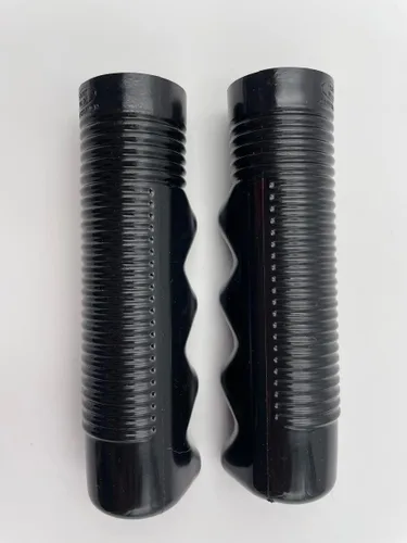Miniatura 5 de Finger Groove Nub - Puños acanalados clásicos antideslizantes para barra de mango de 1 pulgada, 1 par
