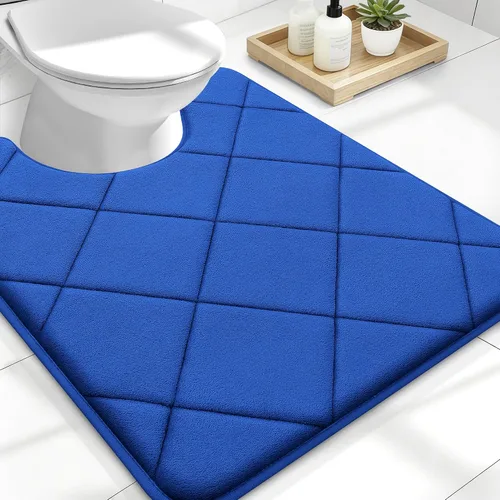 Miniatura 176 de OLANLY Tapete de baño de espuma viscoelástica de 24 x 16 pulgadas, ultra suave y absorbente, lavable a máquina, cómodo tapete de baño para suelo