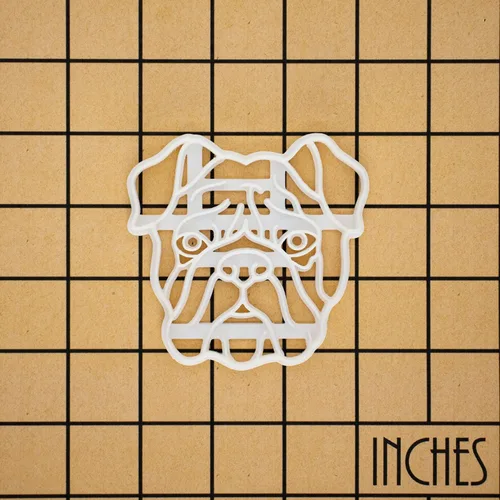 Miniatura 4 de Cortador de galletas Bulldog Inglés Cara, 1 pieza - Bakerlogy