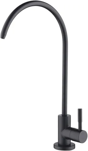Grifo de agua potable, grifo de bebidas de cocina en acero inoxidable 304, grifo de filtro de agua pura sin espacio de aire para fregadero, apto