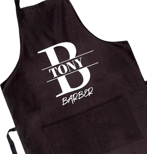 Miniatura 6 de Capa de peluquería personalizada, capas de corte de pelo personalizadas, delantal de peluquería de corte de pelo con bolsillos, cosas de peluquería