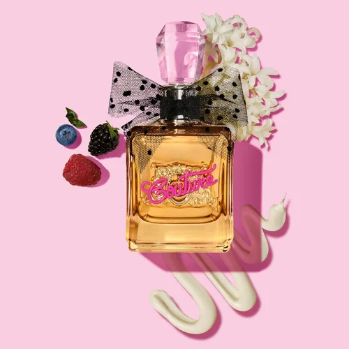 Miniatura 7 de Juicy Couture Viva La Juicy Gold Eau De Parfum, perfume para mujer con notas de bayas deliciosas, jazmín sambac y crema de vainilla, afrutado