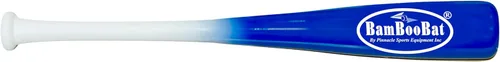 Miniatura 22 de BamBooBat de PINNACLE SPORTS EQUIPMENT INC. - Bate de béisbol y sóftbol de madera de una mano para adultos - 45,7 cm o 53,3 cm Mango blanco/barril