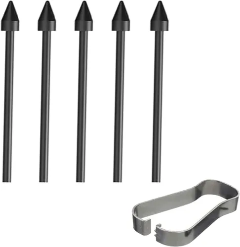 5 puntas de bolígrafo Book Pro 3 S para Samsung Galaxy Book Pro 360 2 S, repuesto de puntas de bolígrafo Galaxy Book Pro 360 S + 1 pinza (negro),