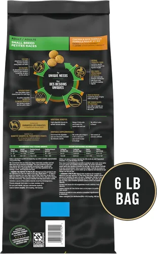 Miniatura 29 de Purina Pro Plan - Alimento para perros de raza pequeña con alto contenido de proteínas, fórmula de pollo y arroz, bolsa de 18 libras