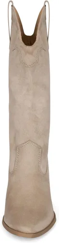 Miniatura 4 de STYLISH S ONYX - Botas de tacón alto para mujer, con tacón apilado, punta puntiaguda, media pantorrilla