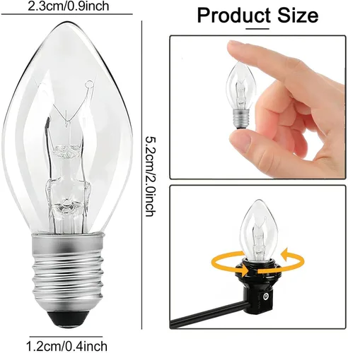 Miniatura 2 de Bombillas originales para trampa de pulgas, paquete de 10 bombillas de repuesto de 7 W para trampa de pulgas dentro de tu hogar, aptas para niños