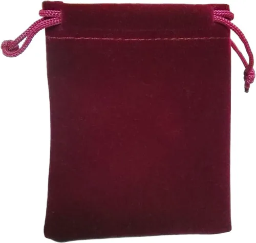 Miniatura 2 de GYBest Mejor Promoción al por mayor - Bolsas de joyería de tela de terciopelo negrobolsas de cordón (Jujube rojo, 50pcs-3 "* 4 "-terciopelo)