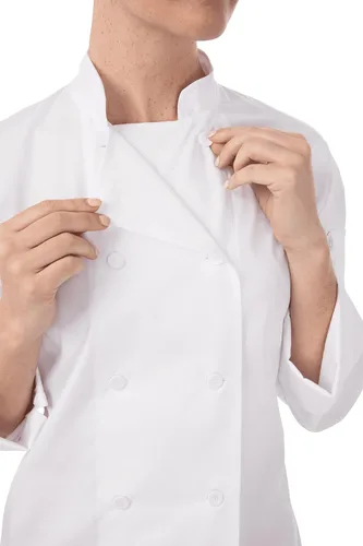 Miniatura 5 de Chef Works Abrigo Sofia Chef para mujer
