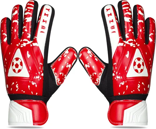 Miniatura 12 de Guantes de portero juvenil con doble protección para la muñeca, material de látex antideslizante Púrpura