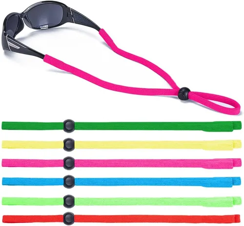 Miniatura 21 de SHINKODA Paquete de 6 correas para gafas - Cordón universal para anteojos - Cordón retenedor de gafas para lectura, seguridad, deportes y gafas