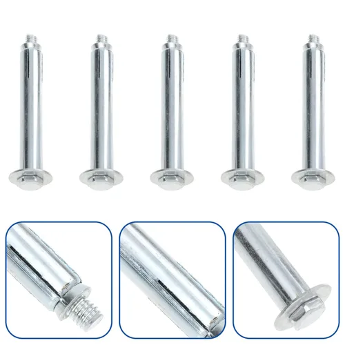 Miniatura 9 de VILLCASE Tornillos de expansión de acero inoxidable de 3.15 x 0.79 pulgadas, sujetadores de anclaje de hormigón para instalación de topes