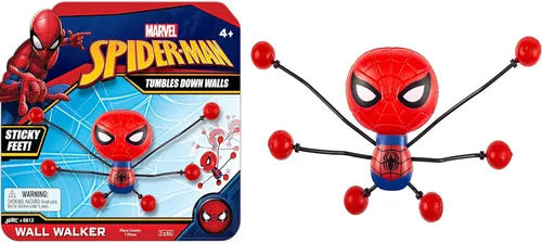 JA-RU Spiderman Window Crawler - Escaladores de pared (1 unidad) Marvel Avengers Superheroes Fidget Toy Wall Walker Climber Crawler Sticky Wacky