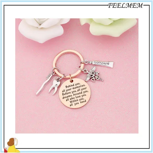 Miniatura 3 de Feelmem - Llavero con texto en inglés "Future Dentist Gift