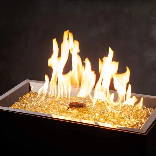 Miniatura 8 de The Outdoor Greatroom Company Quemador de gas propano – Kit de quemador de fuego de cristal lineal Plus Spark Ignition – Inserto para hoguera de gas