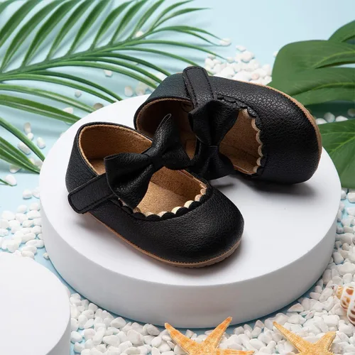 Miniatura 5 de HsdsBebe Mary Jane - Zapatos planos con lazo antideslizante y suela suave para niñas pequeñas zapatos de vestir para bodas