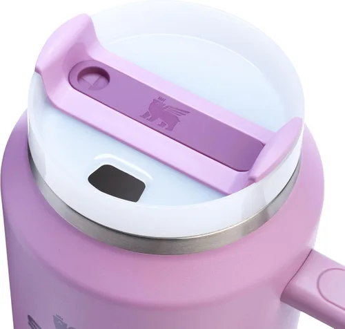 Miniatura 2 de STANLEY Quencher H2.0 Vaso Térmico con Asa y Pajita 64 oz Tapa Flowstate de 3 Posiciones Gran Capacidad para Viajes y Deportes Vaso de Acero