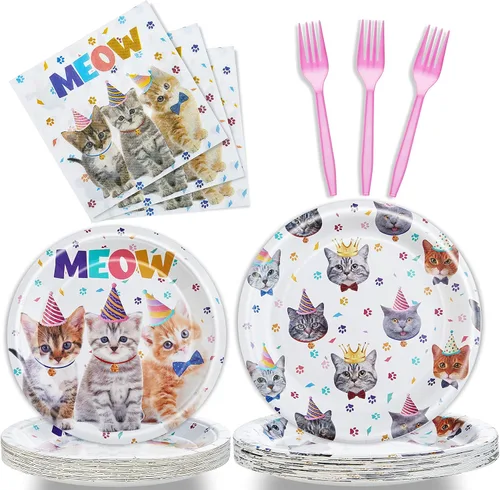 Miniatura 15 de Juego de 96 platos de mariposa para fiesta de cumpleaños, servilletas, tenedores, suministros de vajilla, juego de vajilla desechable, decoración