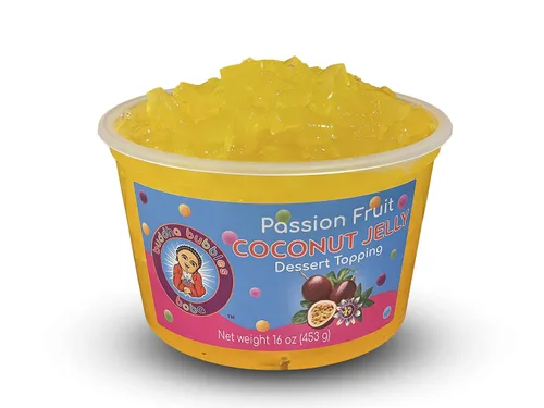 Miniatura 7 de Topping de postre de gelatina de coco prémium de Buddha Bubbles Boba (jalea de coco)