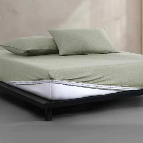 Miniatura 11 de Calvin Klein - Juego de sábanas de tamaño individual, ropa de cama de mezcla de algodón naturalmente suave - Sábanas con funda de almohada a juego