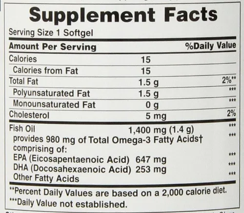 Miniatura 2 de Aceite de Pescado Nature's Bounty Fuerza máxima. 0,05 oz, 0,034 oz Omega-3, 130 capsulas líquidas revestidas y paquetes múltiples, LAAM_B004BF8LOM, 1