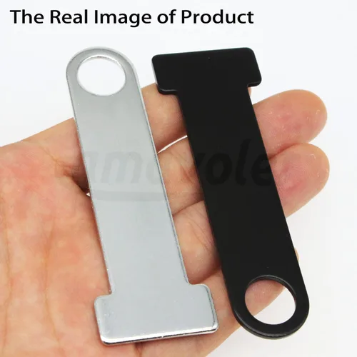 Miniatura 6 de Correa para casco de motocicleta con anillo en D de acero inoxidable, soporte de bloqueo universal para casco de motocicleta (negro 2 piezas)