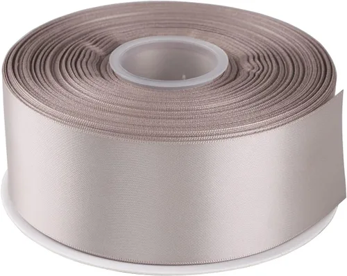 Miniatura 24 de AVANAVA Cinta de satén de doble cara de 1-1/2 pulgadas de ancho - 50 yardas (012-plateado)