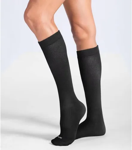 Miniatura 2 de JAVIE Argyle - Calcetines deportivos cómodos de algodón hasta la rodilla para hombres y mujeres, compresión para correr, recuperación, embarazo