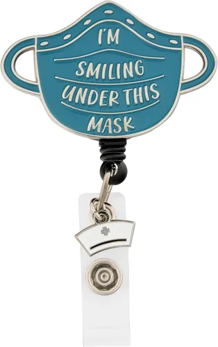 Miniatura 10 de First Lifesaver - gafete de identificación de enfermera – Carrete retráctil con dije para enfermeras, estudiantes de enfermería, NP (Be Kind)