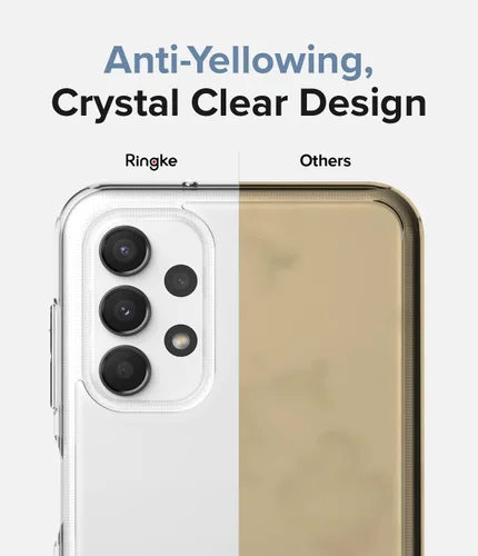 Miniatura 8 de Ringke Fusion - Funda compatible con Samsung Galaxy A13 (4G LTE), transparente, delgada, parte trasera dura, a prueba de golpes, de poliuretano