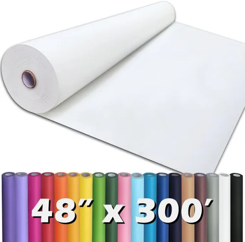 Miniatura 112 de PerkHomy Rollo de Papel Kraft Marrón 48" x 1,800" (150') para Envolver Regalos, Ramos, Flores, Arte, Pintura, Manualidades, Escritura, Embalaje