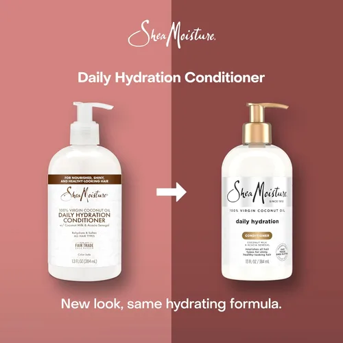 Miniatura 3 de SheaMoisture Acondicionador de Hidratación Diaria con Aceite de Coco 100% Virgen 13 fl. oz.