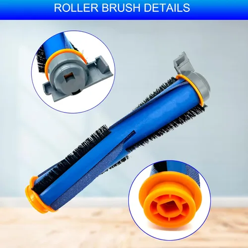 Miniatura 4 de Paquete de 2 piezas de repuesto de rodillos de cepillo AV2501S compatibles con Shark AV2501AE RV2502AE AV2511AE UR2500SR RV2610WD RV2620WD